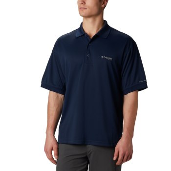 Columbia PFG Perfect Cast, Polo Azul Marino Para Hombre | 465231-DYF